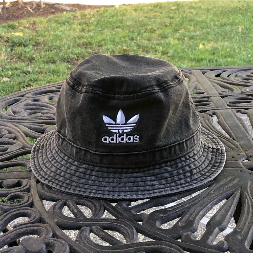 adidas charcoal bucket hat